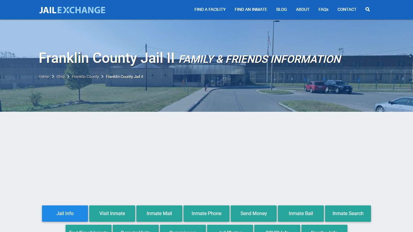 Franklin County Jail II OH | Booking, Visiting, Calls, Phone
